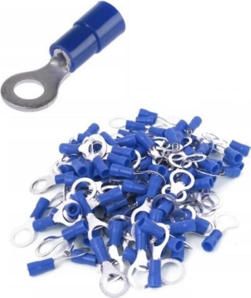 Isolierter Ringkabelschuh 2,5/4 blau (100 Stk.)