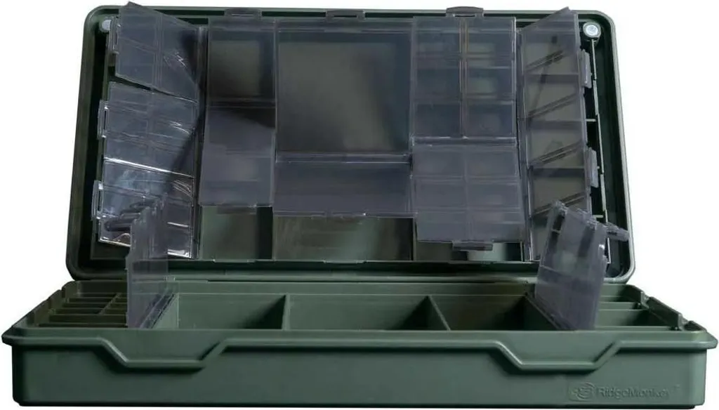 Tackle Box RidgeMonkey Armoury Lite avec 57 Compartiments de Rangement - 8
