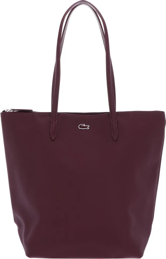 Lacoste L.12.12 Concept Vertical Shopping Bag Expresso Bordeaux - Shop