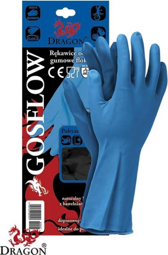 Latex-Gummihandschuhe für Arbeiten mit Lebensmitteln und Chemie XL