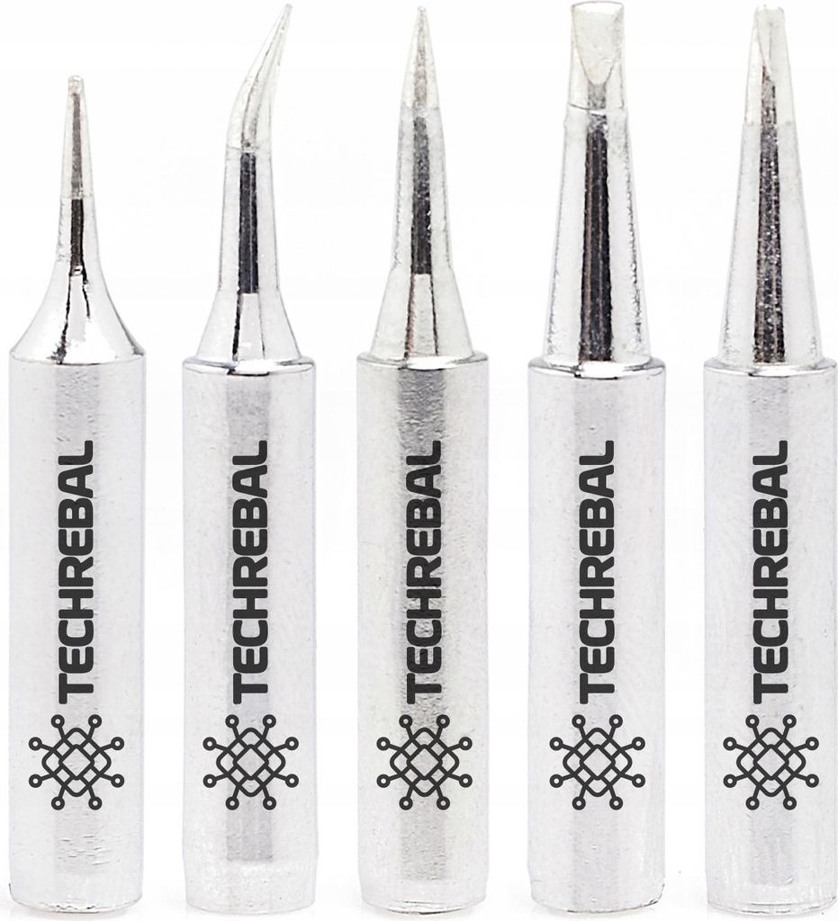 5-teilige Techrebal-Aluminiumspitzen