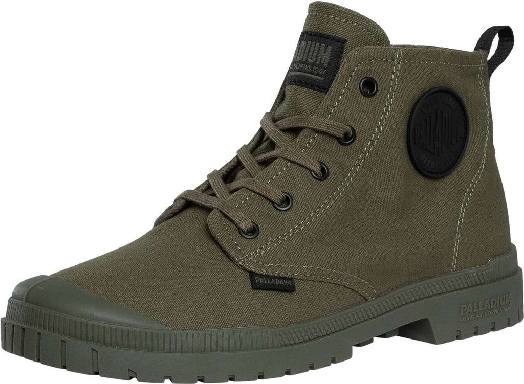 Palladium Pampa SP20 Hi In Olive Stiefel – 11 UK - 46 EU - 12 US / Olive