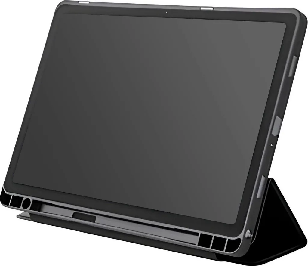 Étui Galaxy Tab A9 noir Eiger avec support réglable et fermeture aimantée