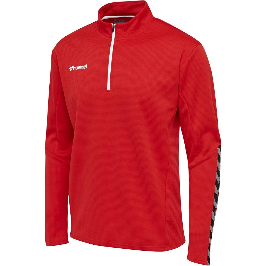 Hummel hmlAUTHENTIC KIDS HALF ZIP SWEATSHIRT TRUE RED TRUE RED 164