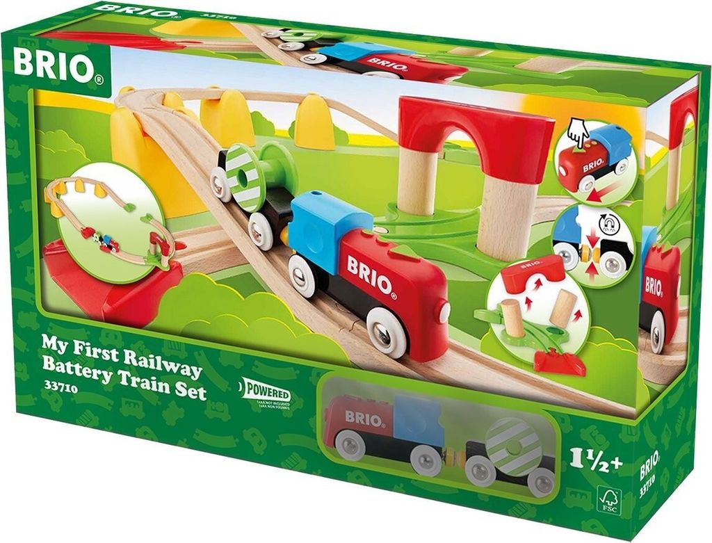 BRIO - 33710 Mein erstes Bahn Set mit Batterielok Produktbild 