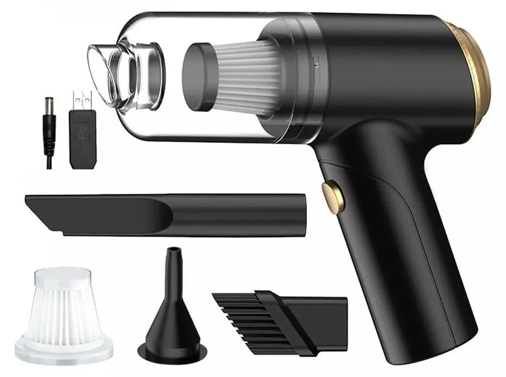 Aspirateur de voiture sans fil avec fonction humide et sec et brosse