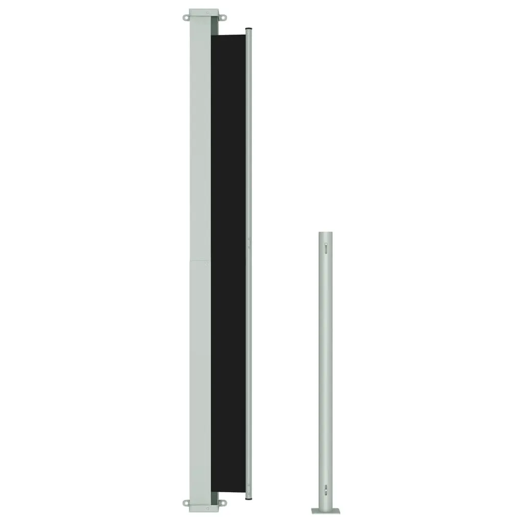 Offerta vidaXL Tenda Laterale Nera 200x500 cm - Risparmia e Proteggi - 11