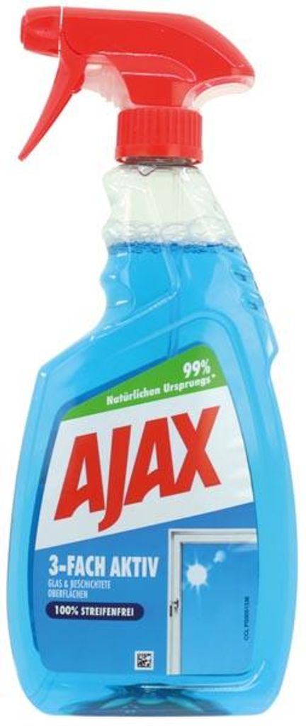 AJAX Glasreiniger 500ml 3fach Aktiv mit Sprühp. Produktbild 
