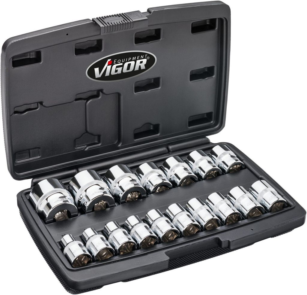 VIGOR V7512/17 Sada klíčů s dvojitým šestihranem ∙ Dutý Obrázek produktu 