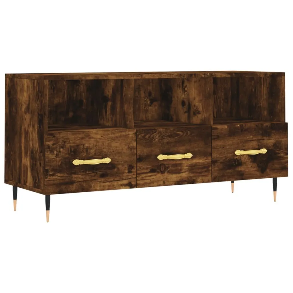 Offerta Mobile TV Rovere Fumé 102x36x50 cm: Prezzo e Qualità Garantita