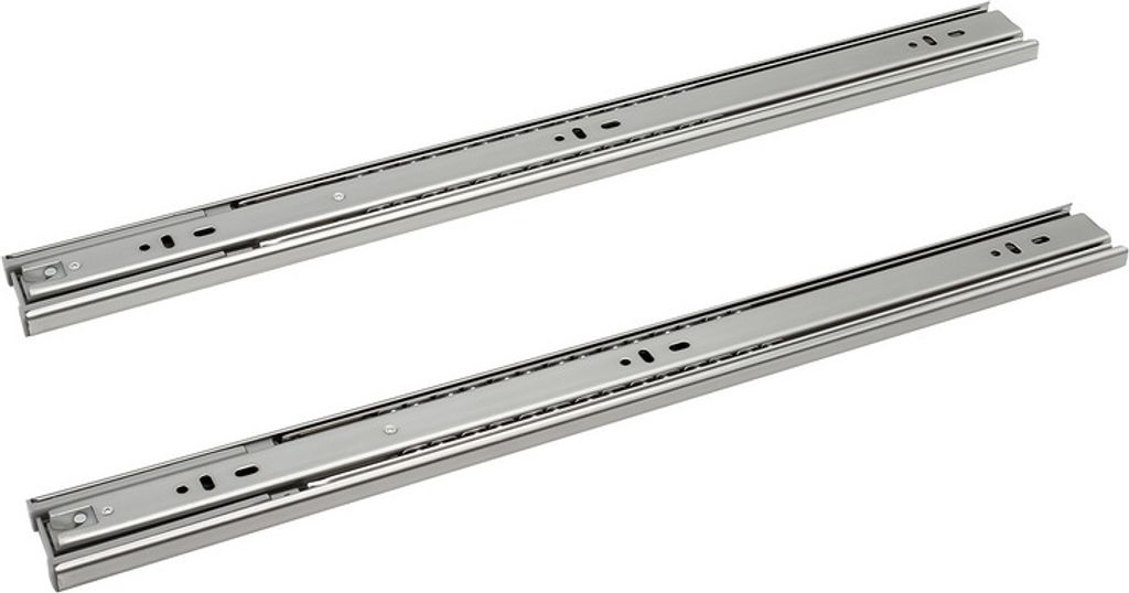TolleTour Schubladenschienen Schubladenauszug Auszugsschiene Rollenführung Schiene Schubladen Kugelführung Selbsteinzug Vollauszug Länge 350mm 1...