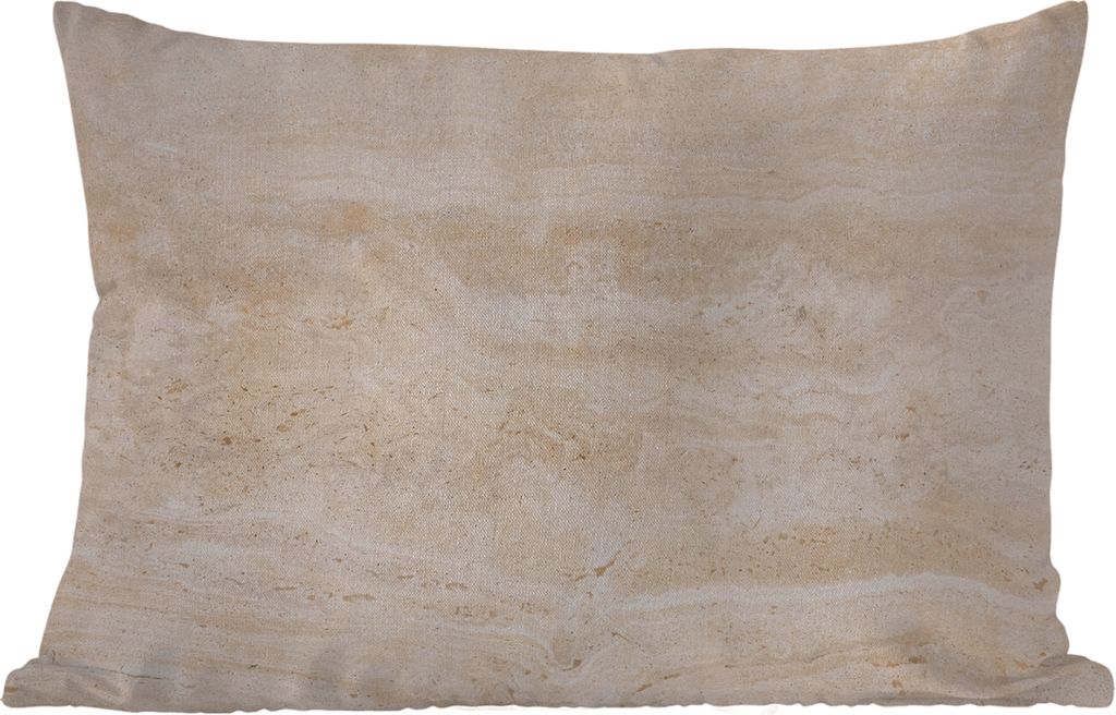 MuchoWow Outdoor Kissen - Marmor - Steine - Sand - Textur - 50x30 cm - Wetterfest - Lounge Kissen - Sofa kissen - Wohnzimmer Dekoration