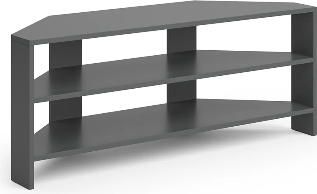 Meuble TV Vicco Anthracite 114cm - Solution Salon pour Écrans Plats
