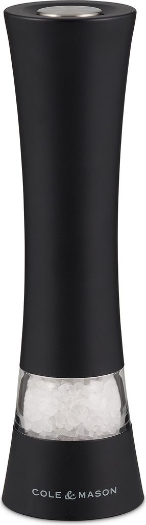 Cole & Mason Elektrische Mühle Burford mit präzisem Keramikmahlwerk schwarz One Size