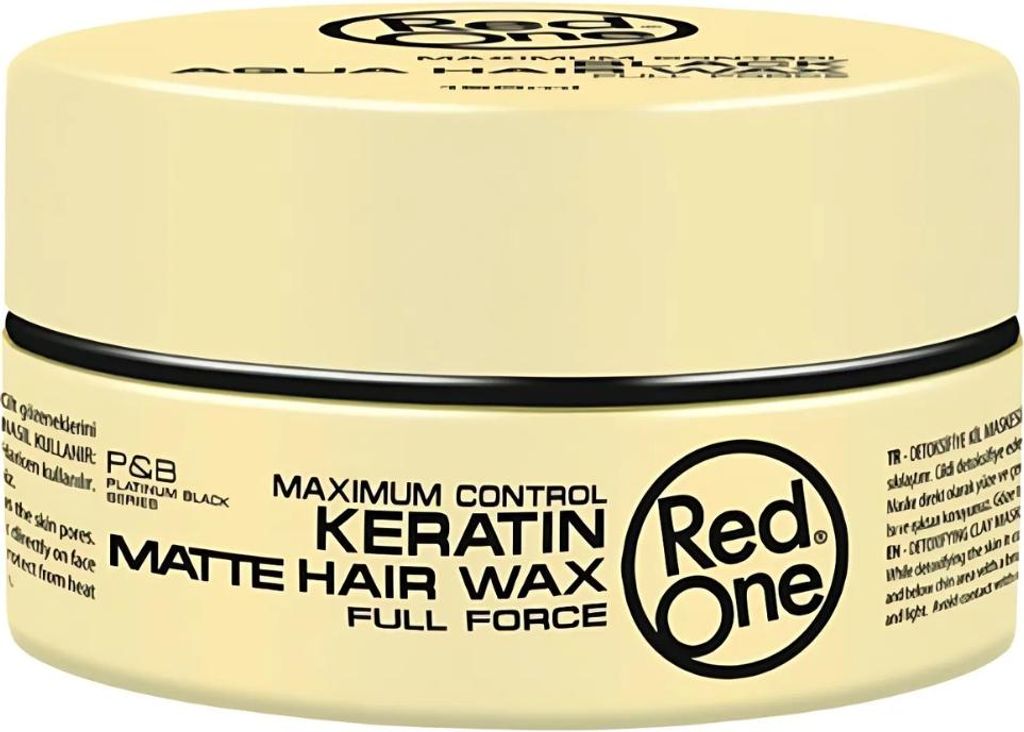 Red One - Haarwachs - Keratin Matt - Stärkendes Styling - Für starken Halt & Matt-Look - 150 ml - 1 Stück