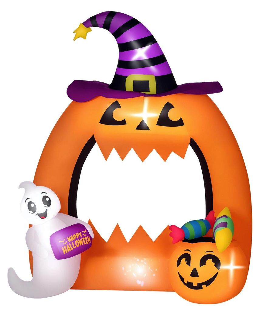 Halloween, nafukovací dekorace ve tvaru dýně – dekorativní Obrázek produktu 