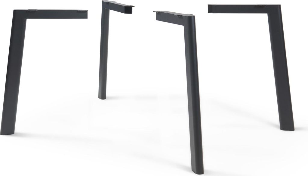 Nogi stołu 'Hostang' zestaw 4 stalowych 50 x 8 x 71 cm Zdjęcie produktu 