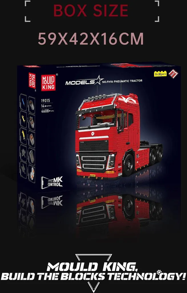 Mould King 19015 Camion FH16 Grosse Télécommande - Modèle de Construction - 24
