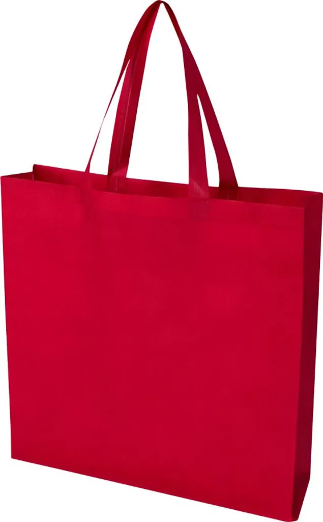 Sacchetto Rosso Floso EcoSeal 12L | Borsa in TNT per Spesa e Eventi