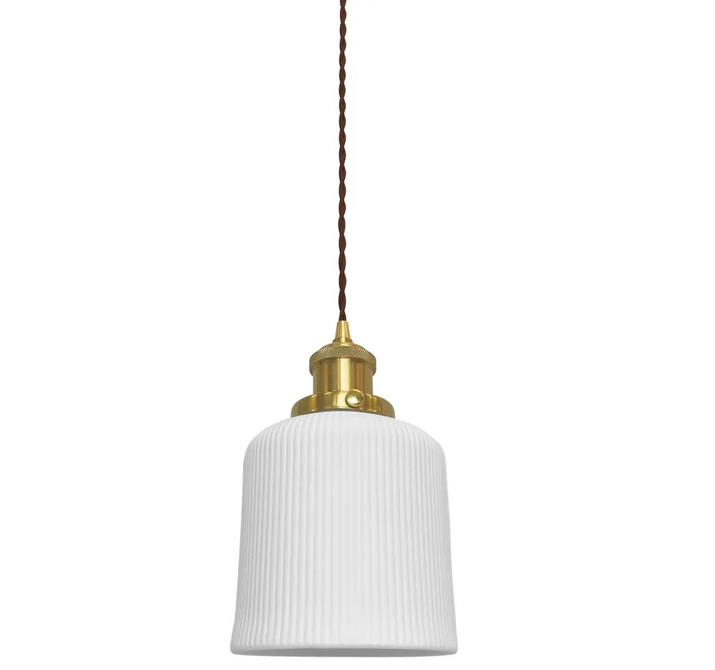 Suspension Métal Blanc Toolight APP1173 : Éclairage LED Ajustable E27 - 5