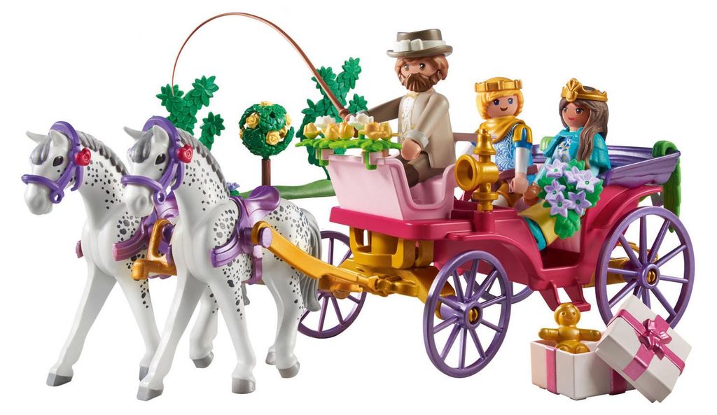 PLAYMOBIL Princess Kutschfahrt mit Prinzessin und Prinz, Produktbild 