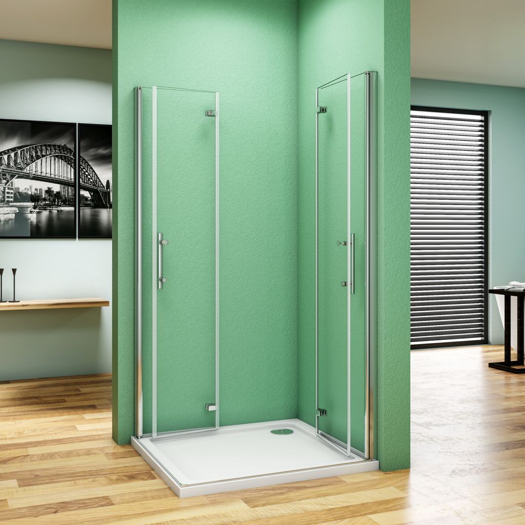 Duschkabine 76X76X185cm Duschabtrennung Dusche Duschwand Produktbild 5