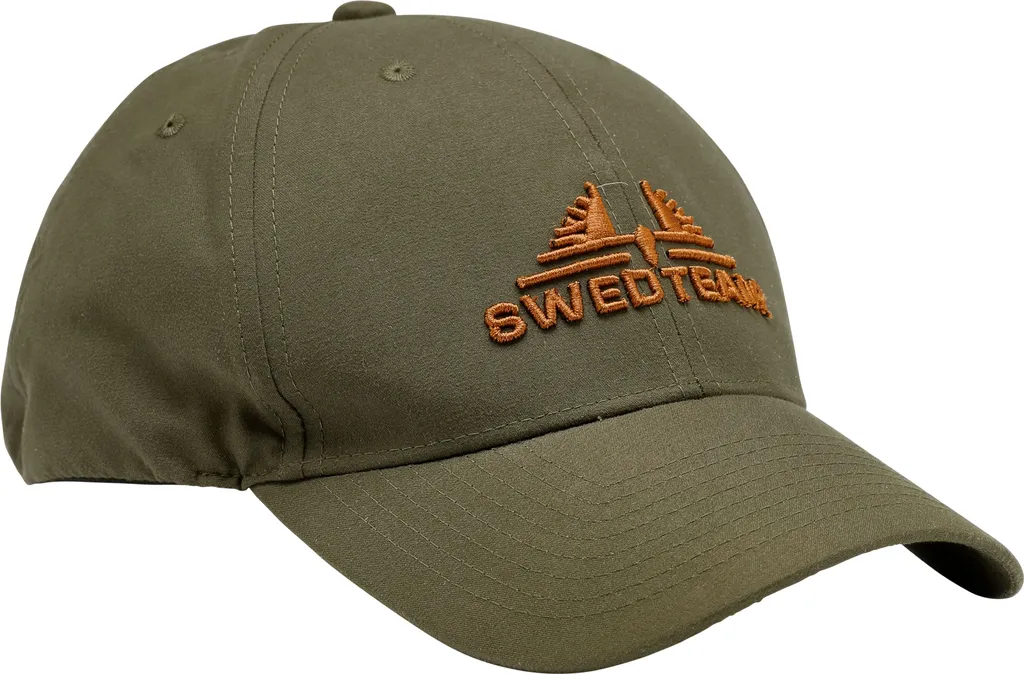 Casquette verte Swedteam Ultra Flex en textile stretch ultra confortable
