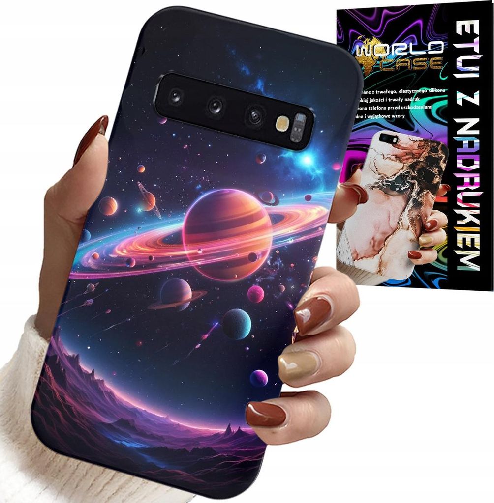 Fall Für Samsung Galaxy S10 Plus - Kosmos Planeten Sterne Galaxie Rucksack