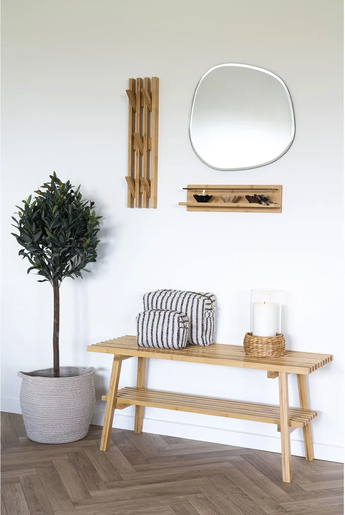 Étagère murale en chêne naturel Ember 45cm au design épuré