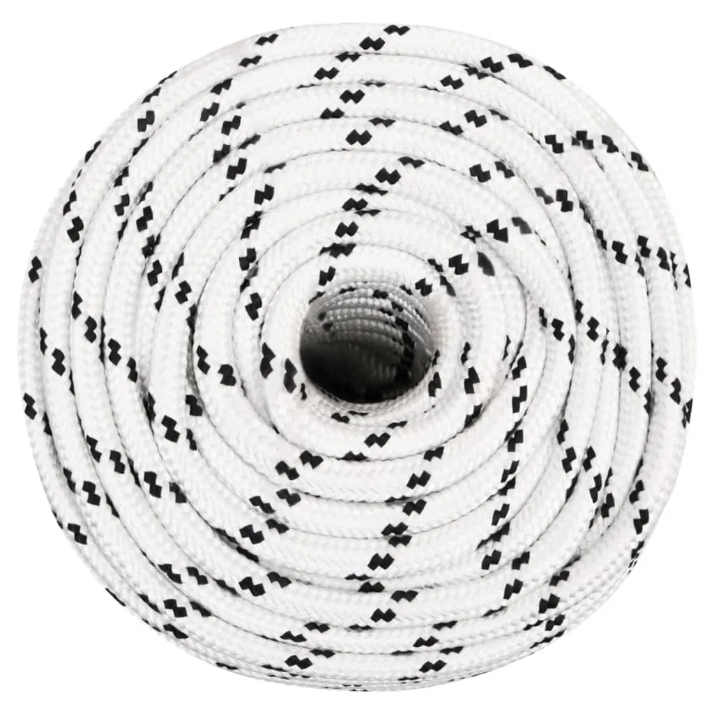 Corde de bateau polyester 14 mm x 100 m idéale pour l'amarrage sûr