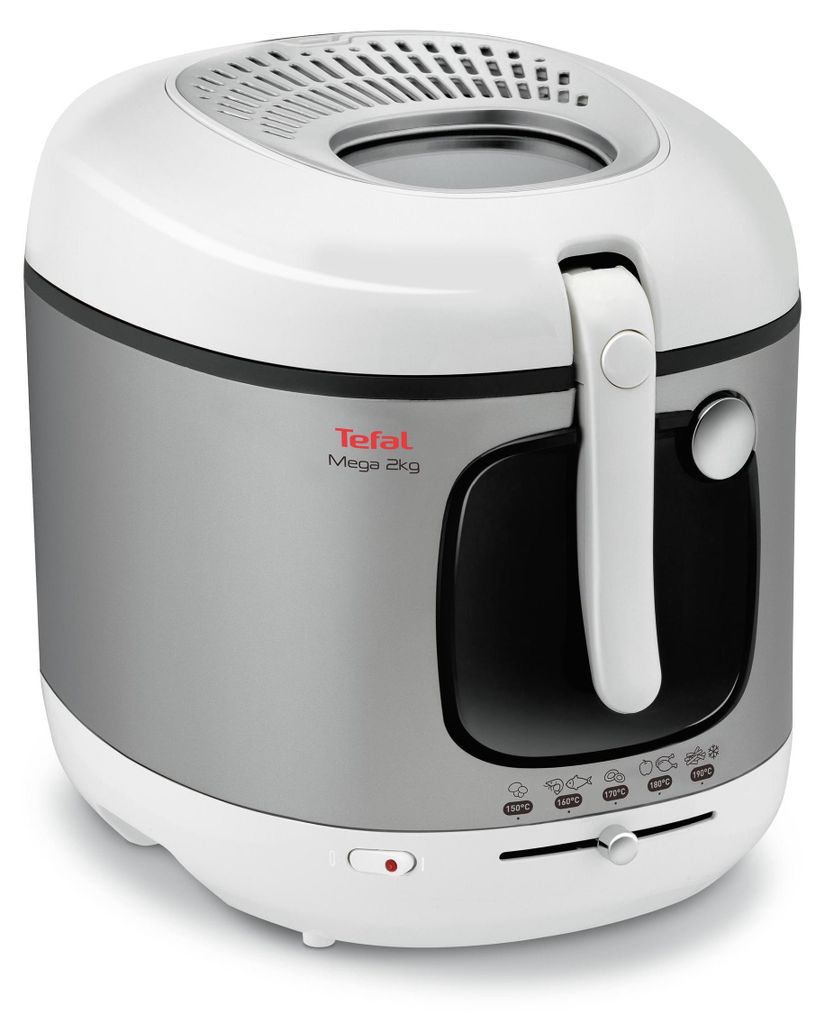 Tefal FR4800 Mega XXL Fritteuse weiß/silber Produktbild 