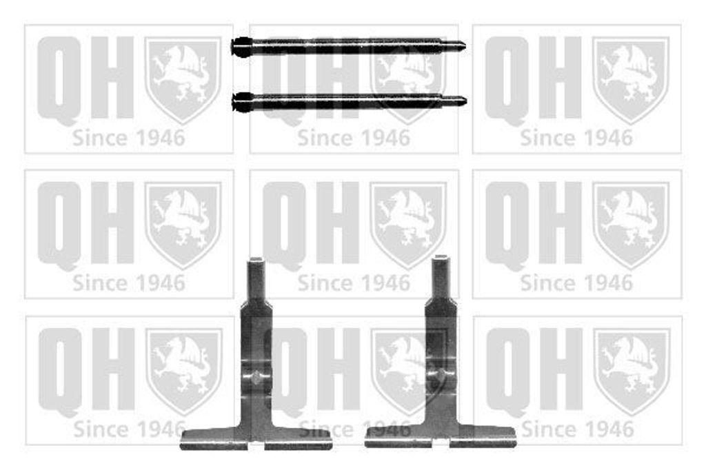 QUINTON HAZELL BFK926 Zubehörsatz Scheibenbremsbelag Hinten passend für MERCEDES-BENZ C-Klasse Limousine (W203) CLK (C209) C-Klasse Sportcoupe (C...