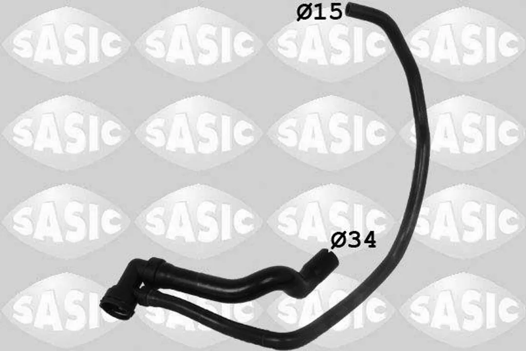 Tuyau radiateur OE 1336359 renforcé SASIC 3406292 - Anti-fuite Astra