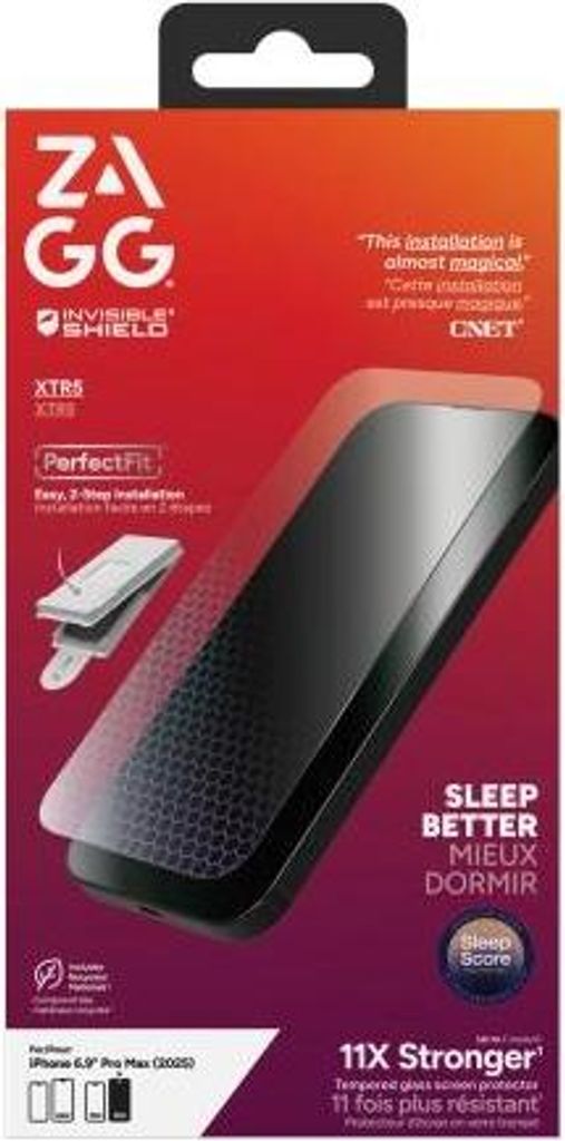 Zagg Invisibleshield Glas Xtr5 mit Graphen und Produktbild 