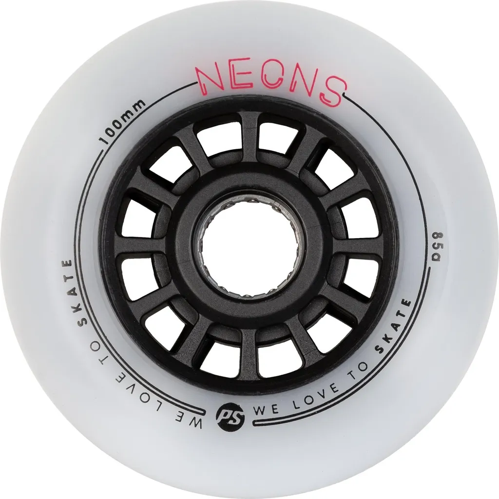 Solution Visibilité Roller : Roues 100mm Powerslide Neons Rouge 85A - 2