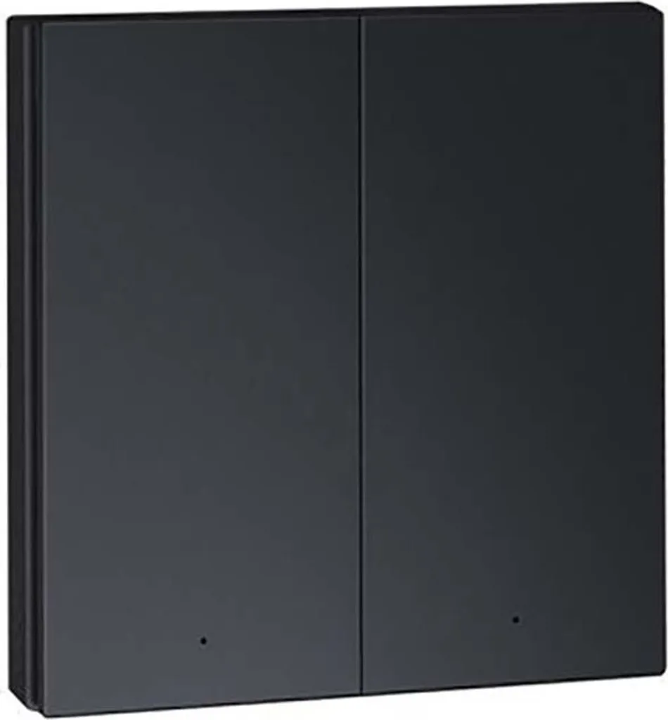 Ajoutez un interrupteur sans travaux : Aqara H1 Double sans fil gris