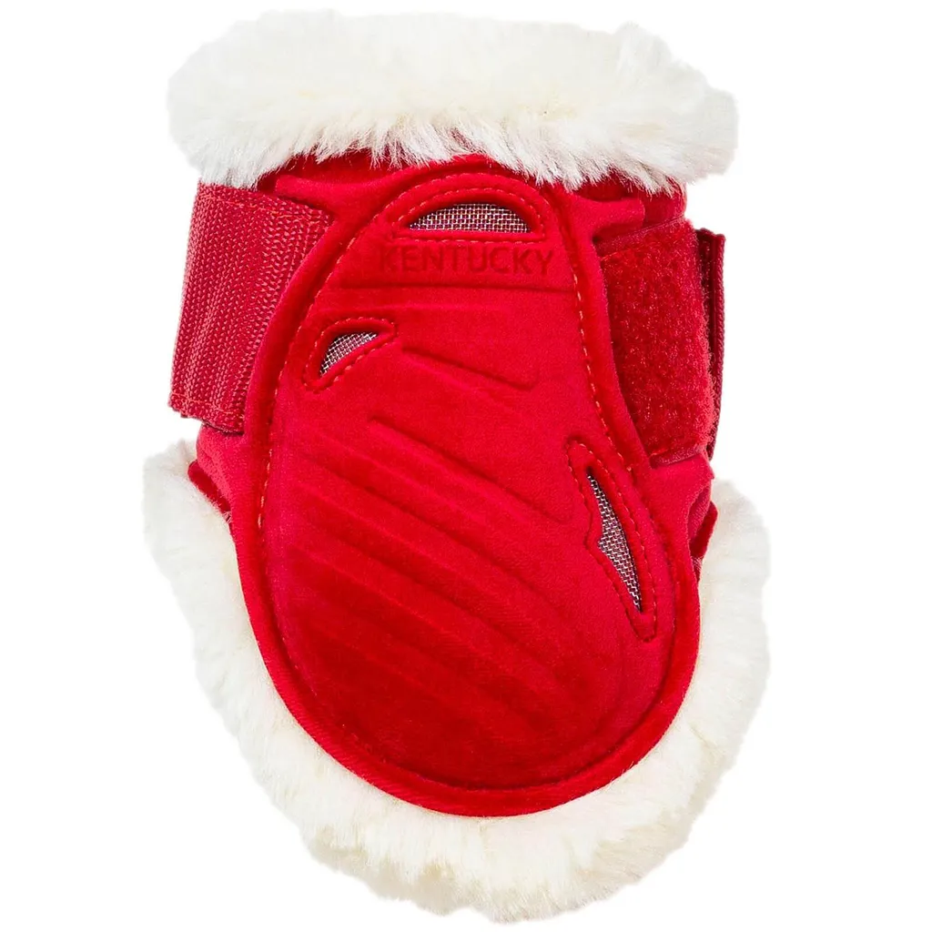 Kentucky Young Horse Fetlock Velluto Rosso L: Protezione Reale