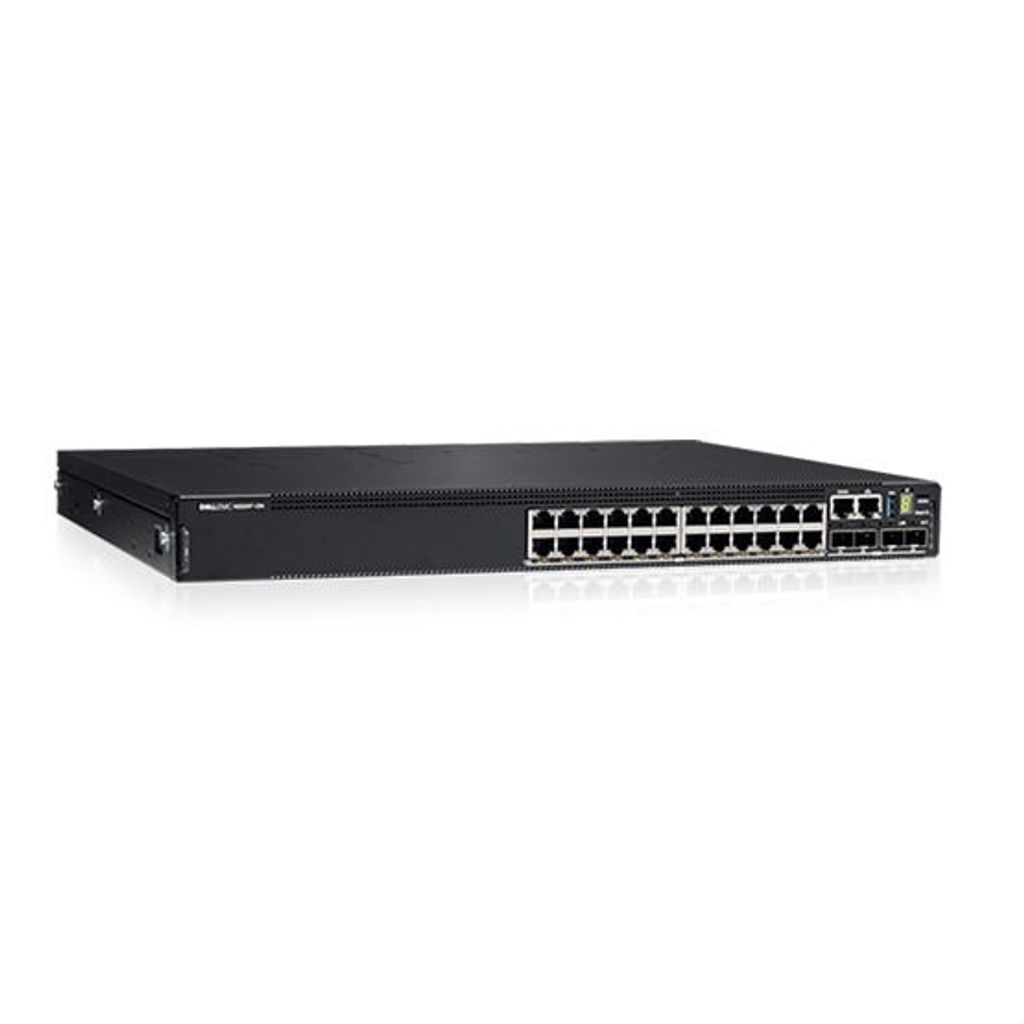 DELL N-Series N3224P-ON Managed L2 Gigabit Ethernet (10/100/1000) Power over Ethernet (PoE) 1U Schwarz