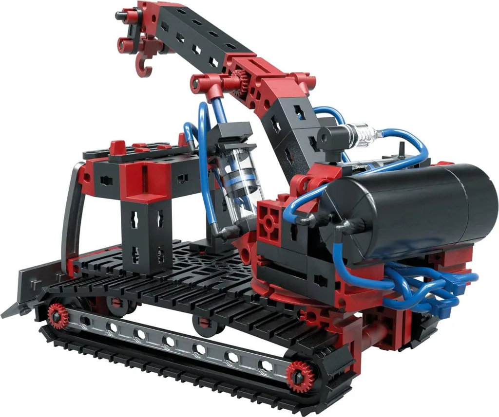 Kit Pneumatic Power fischertechnik avec Vérins et Compresseur Manuel - 11