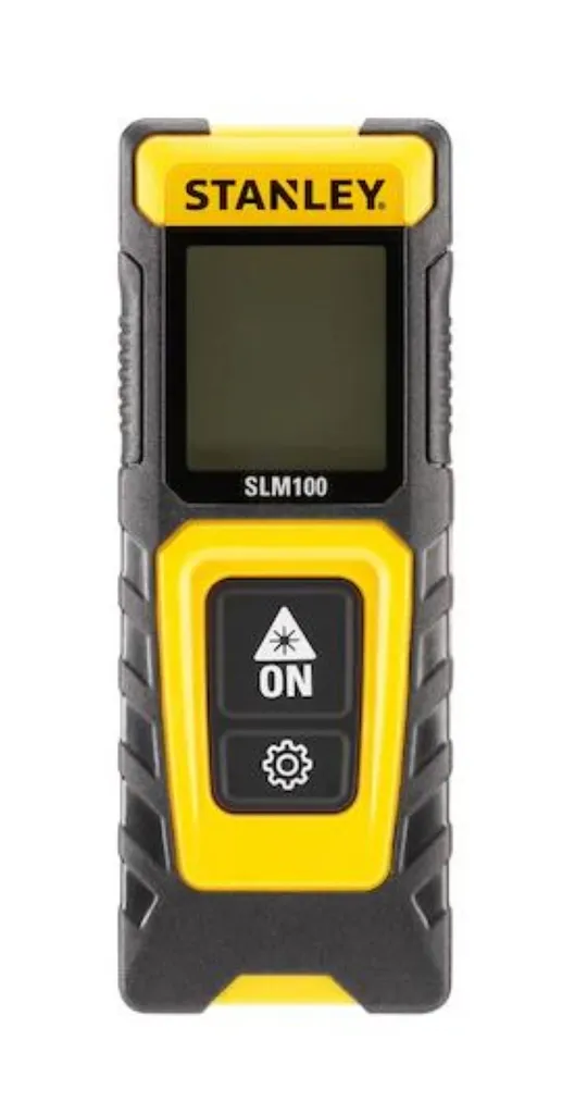 Télémètre Stanley SLM100 Portée 30m - Écran LCD et Calcul Automatique
