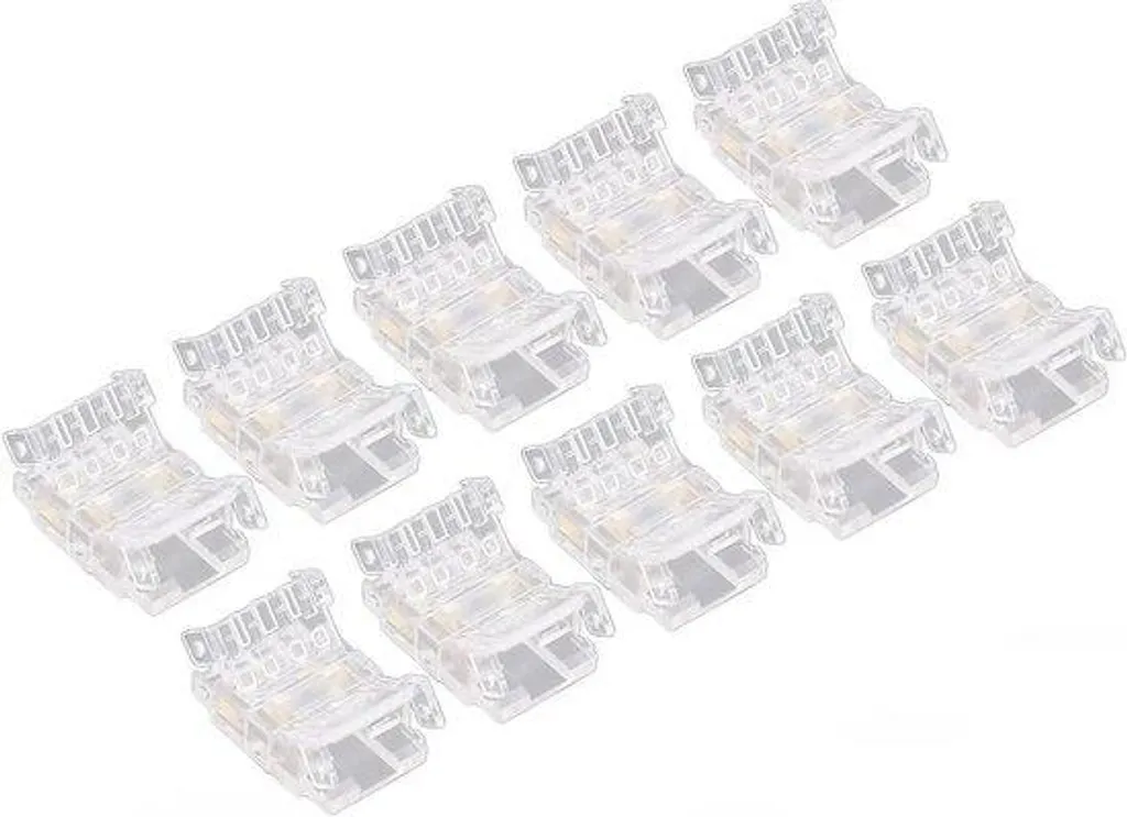 Connecteur interrupteur ruban LED 3 broches 10mm - Pack de 10 unités