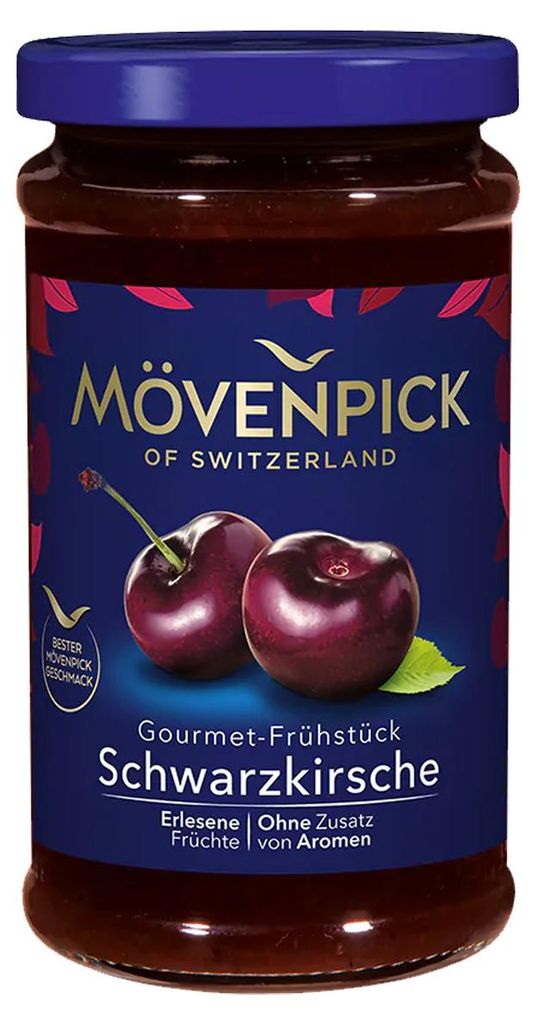 Mövenpick Black Cherry Gourmet Breakfast Fruit Spread 250g Zdjęcie produktu 