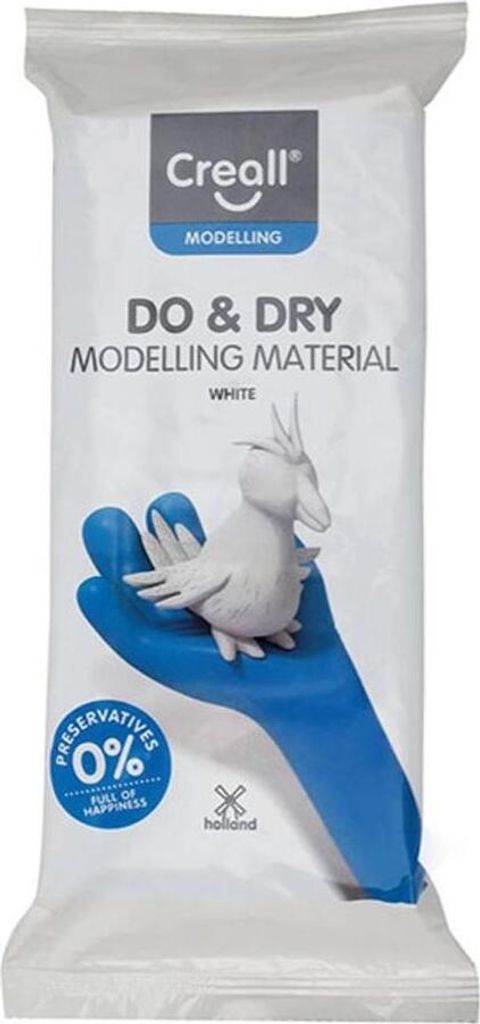 Creall Do&Dry Modeling Clay Preservative-Free White, Image du produit 