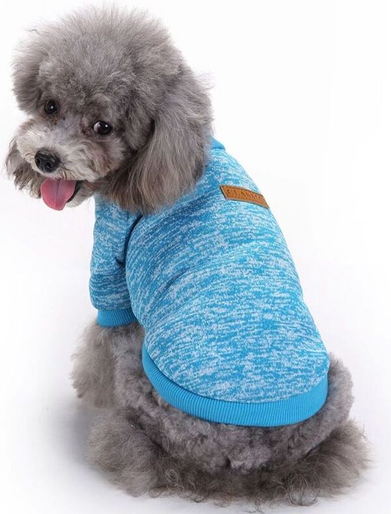 Hundesweatshirt - Blau XL