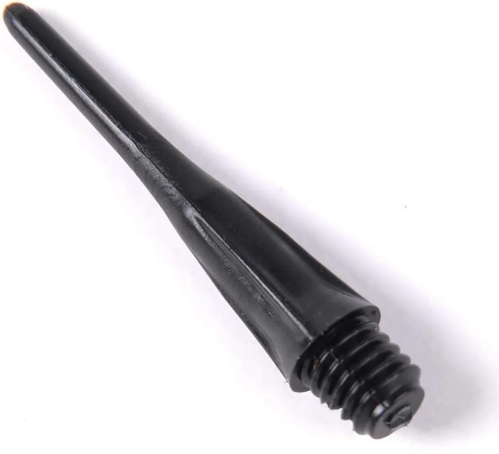 WIN.MAX Pointes Fléchettes Souples 2BA Noires - Lot de 1000 Pièces