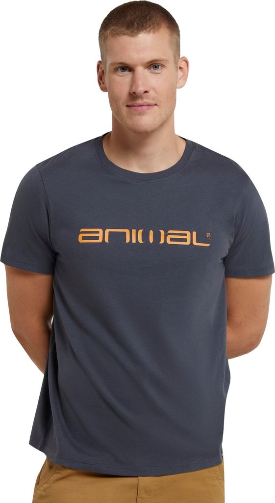 Animal - "Classico" T-Shirt für Herren MW362 (XS) (Dunkelgrau)