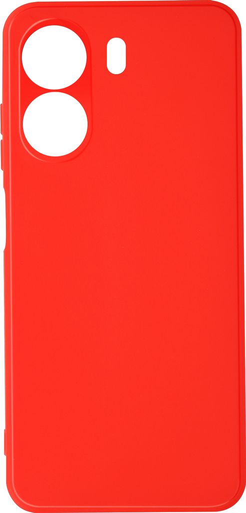 Avizar, Flexible Schutzhülle für Xiaomi Redmi 13C, Soft Touch, Rot