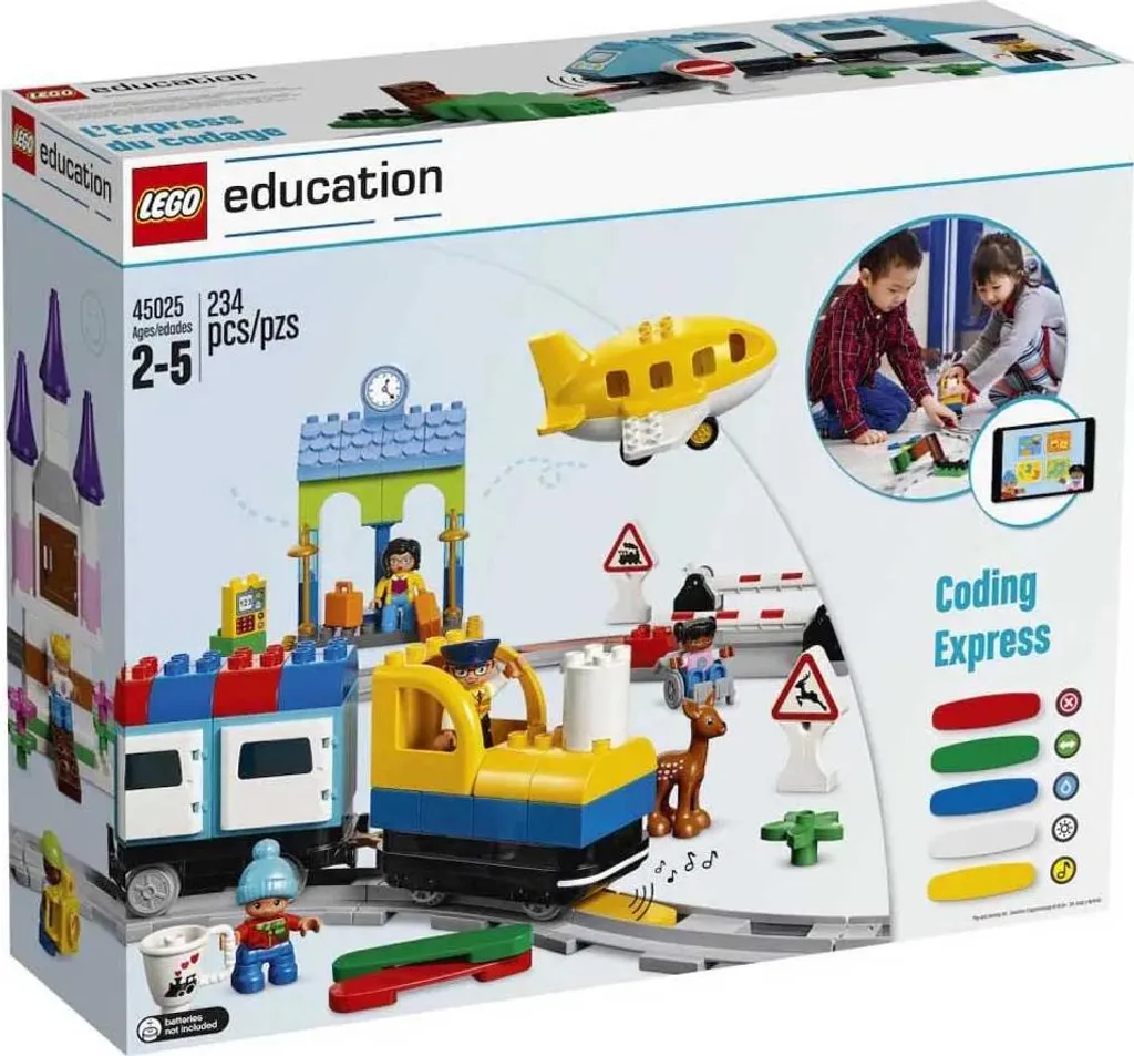 Apprendre à coder sans écran avec le train Lego Coding Express 45025