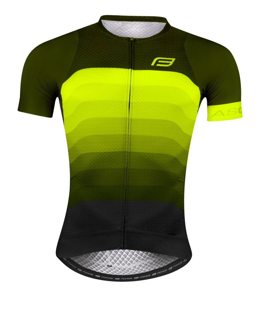 Force Ascent Trikot Herren kurz grün-gelb fluo größe M Produktbild 