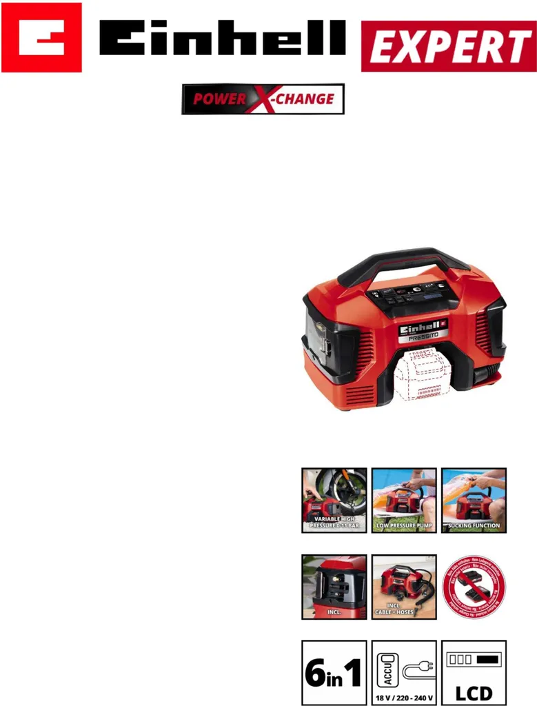 Compressore Einhell PRESSITO: Compatto, Ibrido e Potente | Einhell.it - 29
